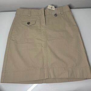 NWT Ann Taylor Loft tan/khaki skirt size 0